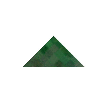 Mosaic House Moroccan tile TLT 2x2 10 Green  solid zellige, mosaic, zellij, loose, size, glaze 
